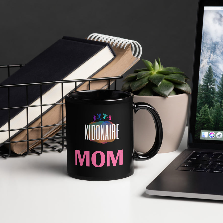 MOM Black Glossy Mug