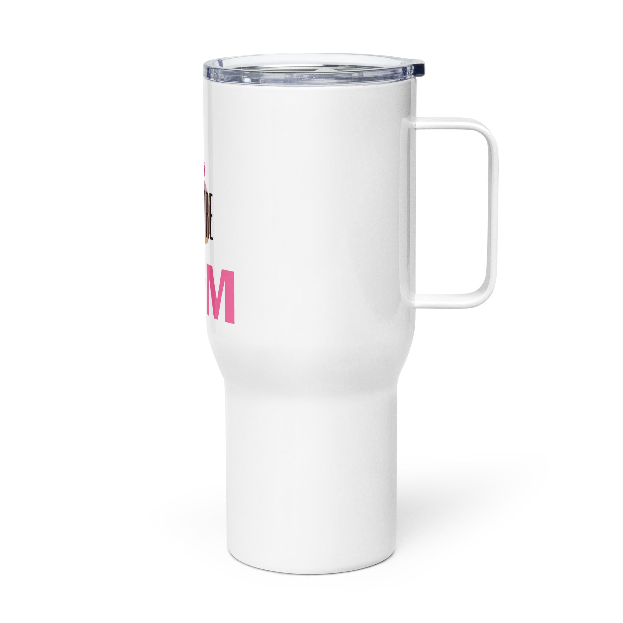 MOM Travel mug with a handle