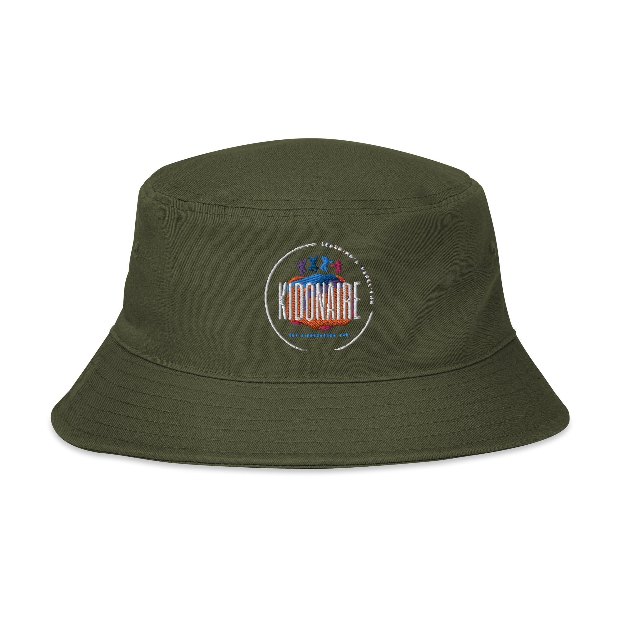 Embroidered universal bucket hat