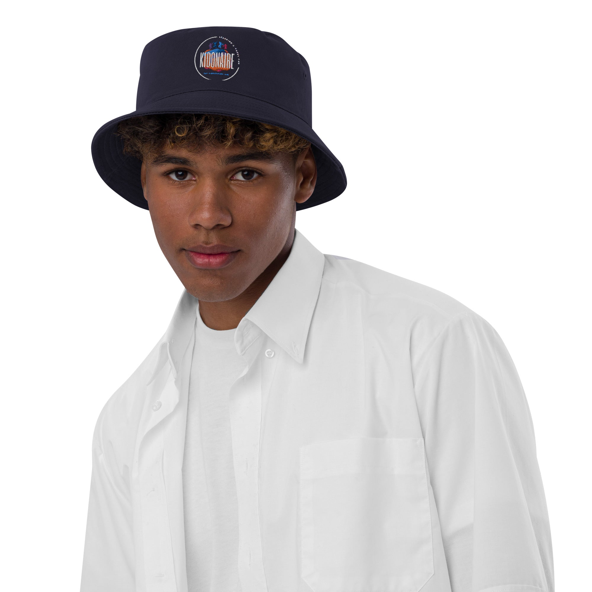 Embroidered universal bucket hat