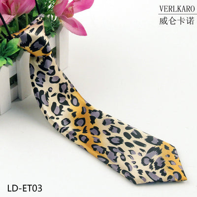 New student children's print polyester line performance casual baby cartoon small tie Zhangzhou manufacturers wholesale