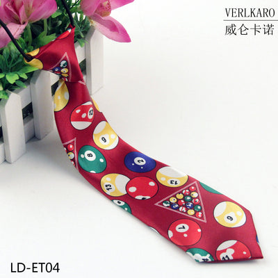 New student children's print polyester line performance casual baby cartoon small tie Zhangzhou manufacturers wholesale