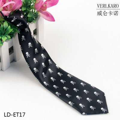 New student children's print polyester line performance casual baby cartoon small tie Zhangzhou manufacturers wholesale