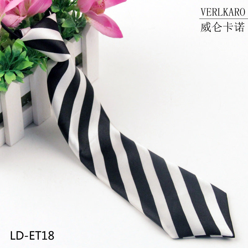 New student children's print polyester line performance casual baby cartoon small tie Zhangzhou manufacturers wholesale