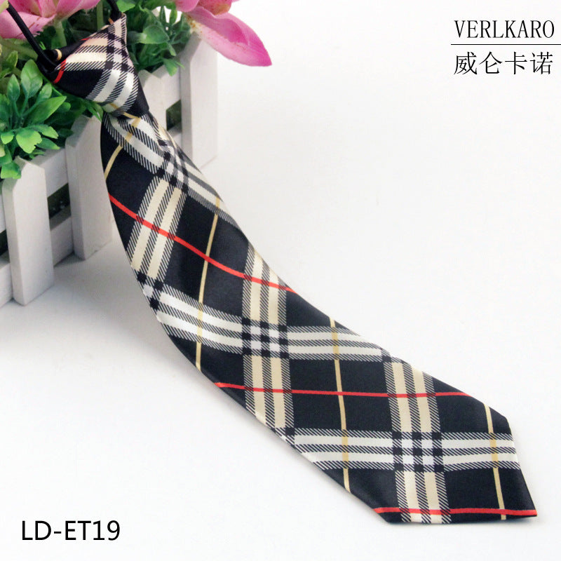 New student children's print polyester line performance casual baby cartoon small tie Zhangzhou manufacturers wholesale