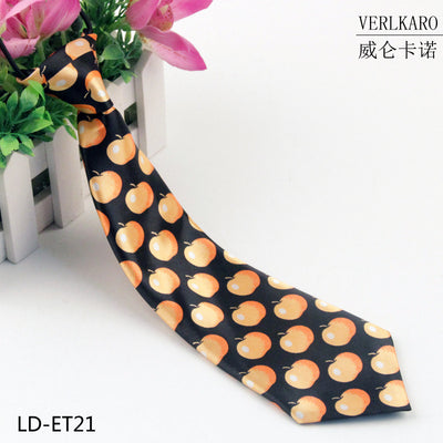 New student children's print polyester line performance casual baby cartoon small tie Zhangzhou manufacturers wholesale